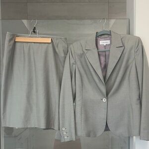 Calvin Klein Light Gray Women's Suit Set